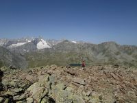 Das Mont-Blanc-Massiv vom Col des Cheveaux (2714m)