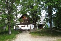 Abschied am Morgen von der Uskovnici-Hütte