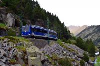 Zahnradbahn im Vall de Nuria