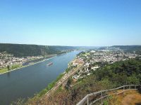 Blick auf Rheinbrohl von Hammersteiner Ley