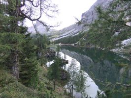 14_Lago de Federa [2038m] mit Monte Beco Demezodi [2603m].JPG