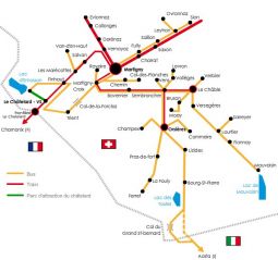 Liniennetz Bus und Bahn