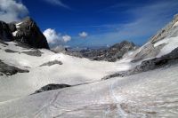 Viel Schnee am Hribarice-Sattel