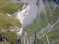 Blick vom Oberloch [2055m] hinunter zur Gamchialm [1672m]