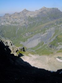 Gamchikessel mit Wild Andrist [2849m]und Hundshore [2929m]