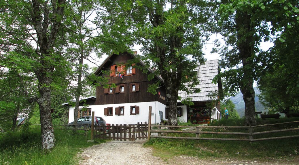 Abschied am Morgen von der Uskovnici-Hütte