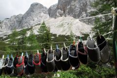 Koča pri Triglavskih jezerih - 1685m - Huettenschuhe