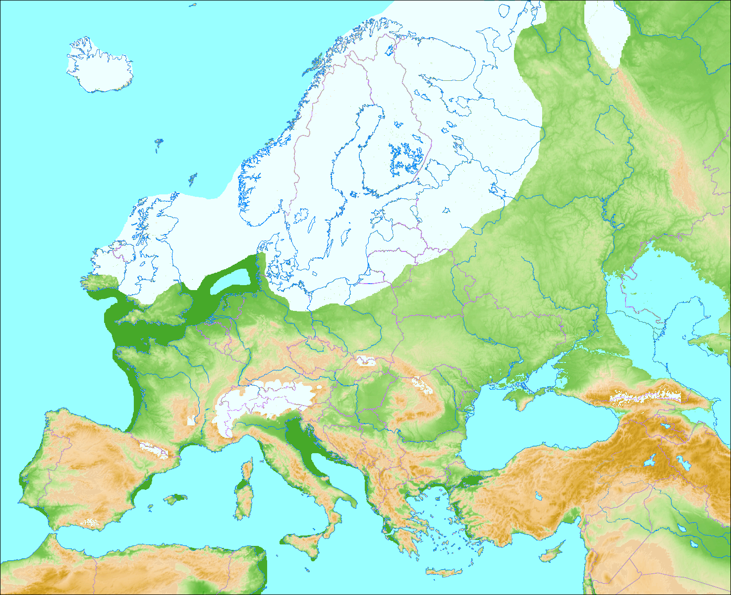 Nordisches Eisschild der Weichsel- Würmeiszeit