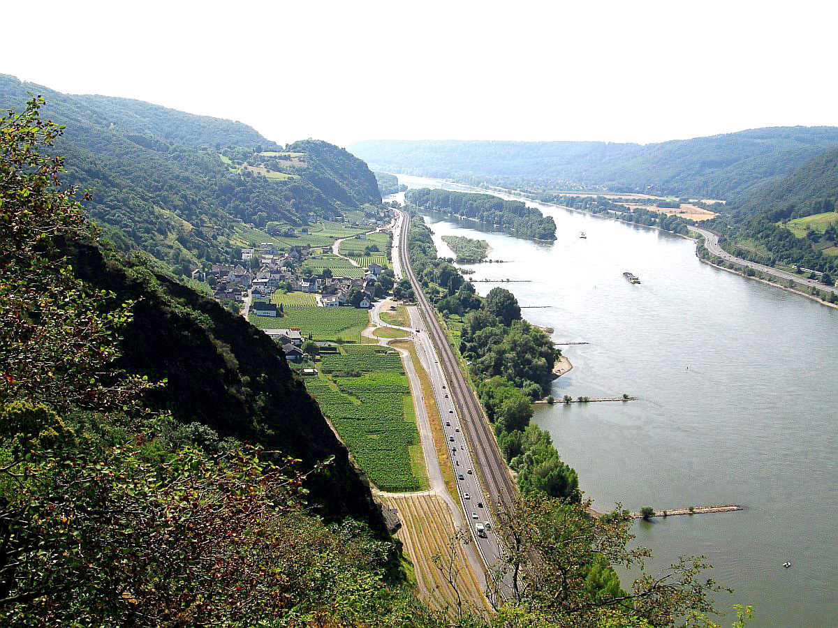 Blick von Hammersteiner Ley nach Süden